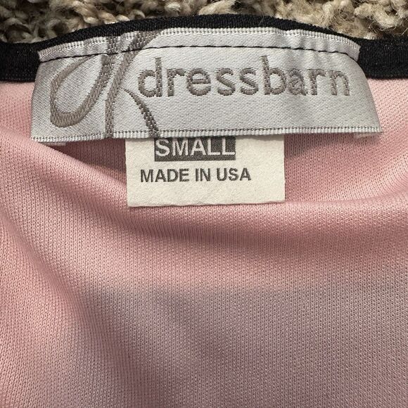 Y2k Dressbarn Black Pink Lace Tank Top Crochet Goth Corset Whimsygoth Small - Picture 5 of 6